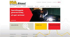 Desktop Screenshot of kva-diesel.dk