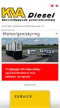 Mobile Screenshot of kva-diesel.dk